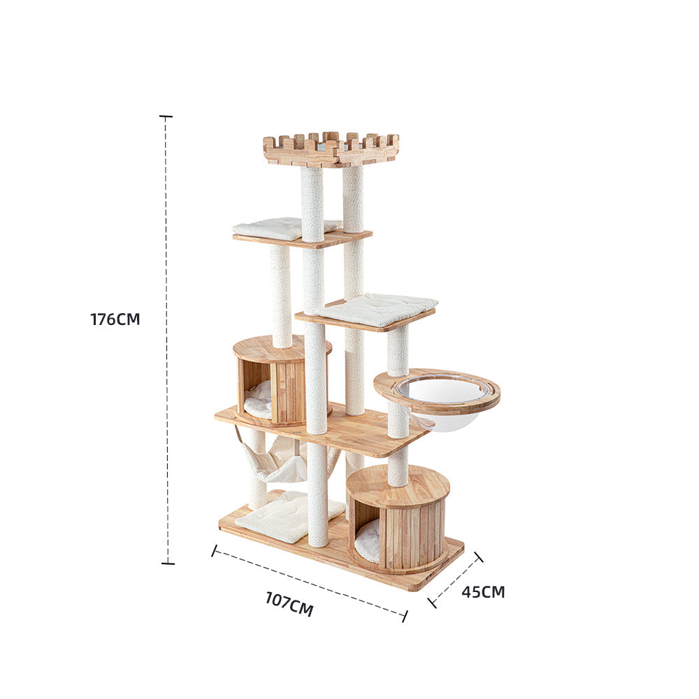 HONEYPOTCAT MZ Grand Elegance Cat Catsle With Space Capsule - PRO 176cm - Image 3