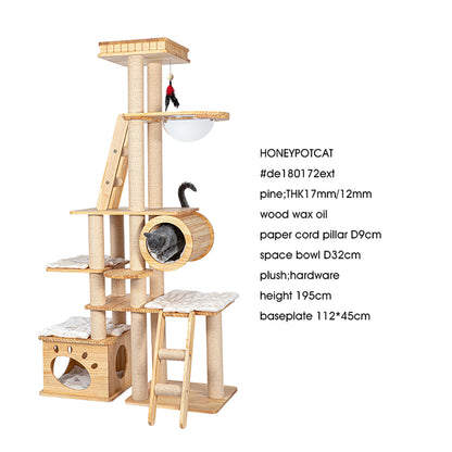 HONEYPOTCAT Regal Wood Retreat - 195cm - Image 4