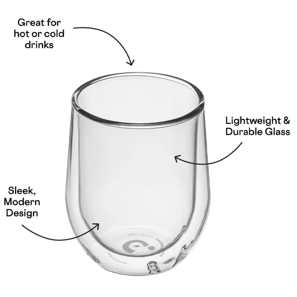 Corkcicle Glass Stemless - Double Pack - Clear - Image 2