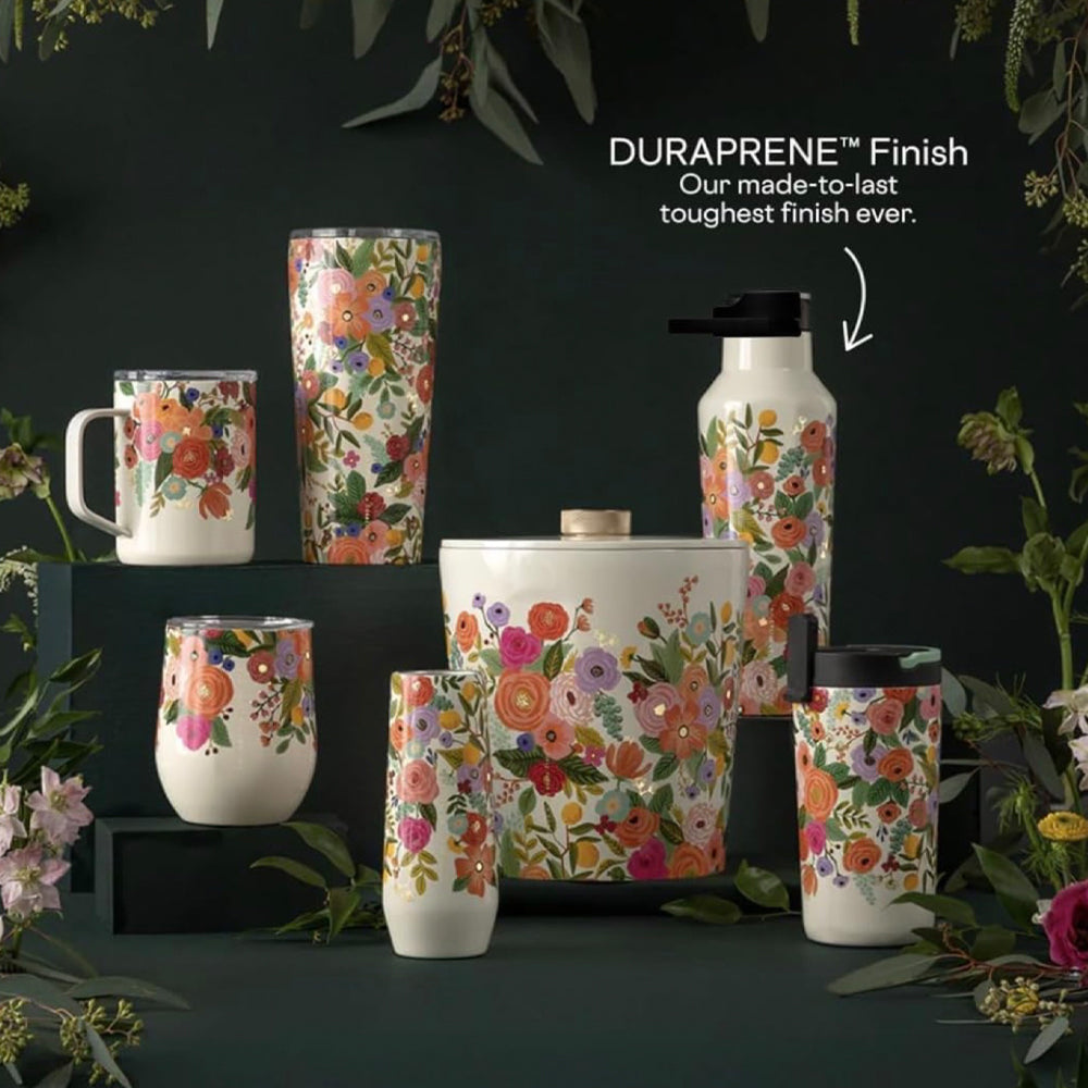 Corkcicle Sport Canteen - 600ml Rifle Paper - Garden Party Cream - Image 3