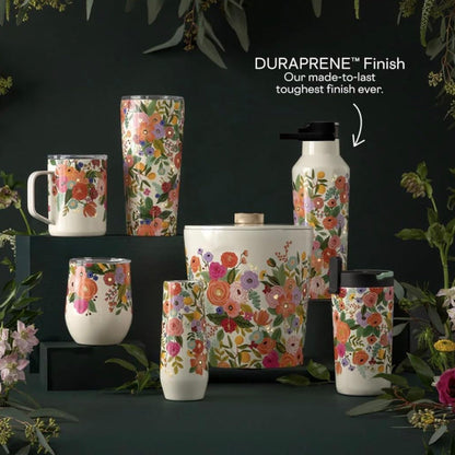 Corkcicle Sport Canteen - 600ml Rifle Paper - Garden Party Cream - Image 3