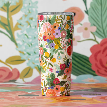 Corkcicle Tumbler - 750ml Rifle Paper - Garden Party Cream - Image 2