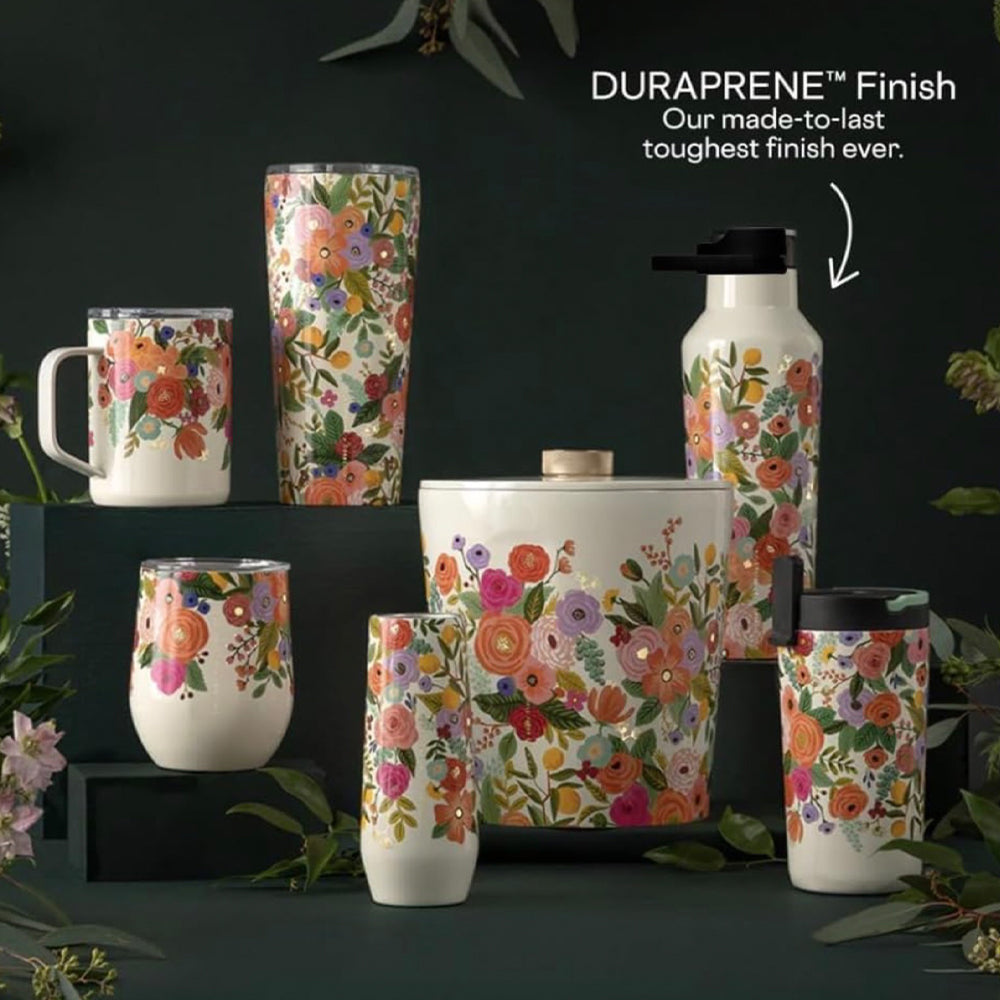 Corkcicle Stemless Flute - 207ml Rifle Paper - Garden Party Cream - Image 3