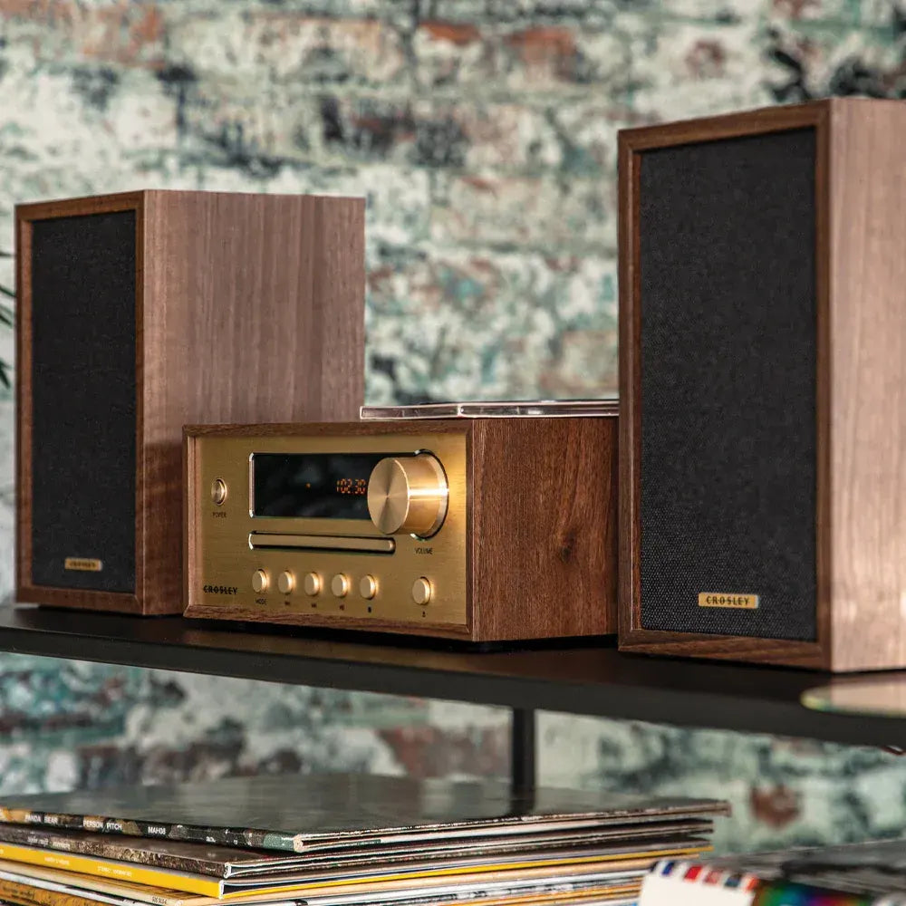 Crosley Parker Radio CD Player - Walnut - Image 2