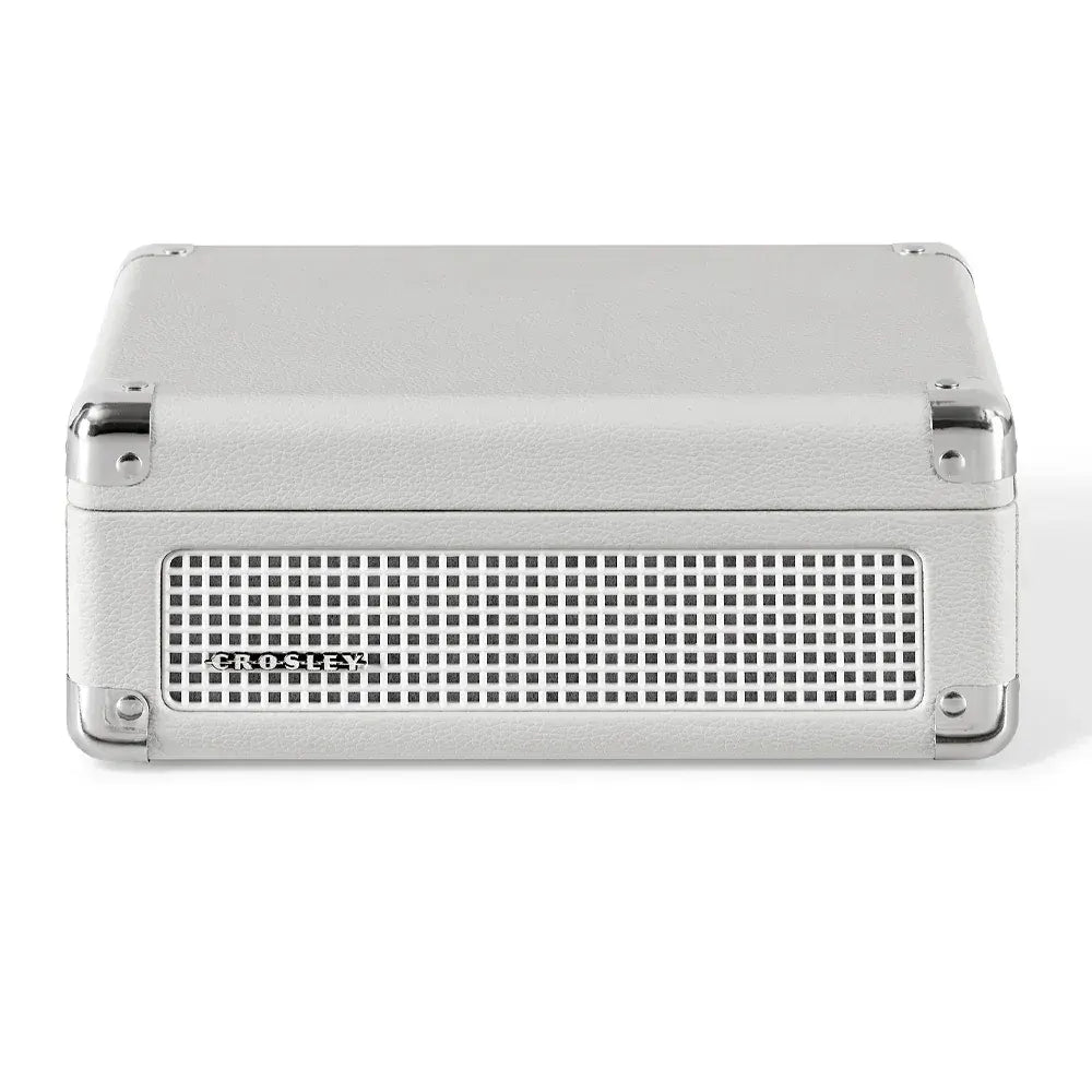 Crosley Cruiser Portable Retro CD Player with Stereo Bluetooth Speakers, FM Radio - White Sands - Image 5