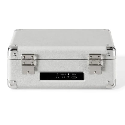 Crosley Cruiser Portable Retro CD Player with Stereo Bluetooth Speakers, FM Radio - White Sands - Image 6