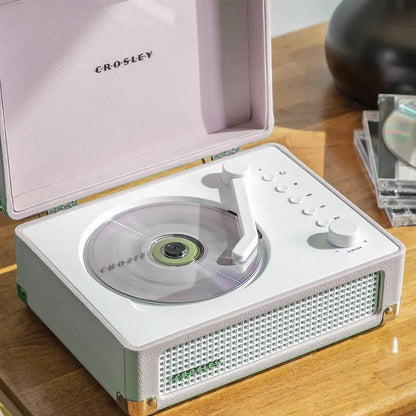 Crosley Voyager Portable Retro CD Player with Stereo Bluetooth Speakers, FM Radio - Amethyst - Image 2