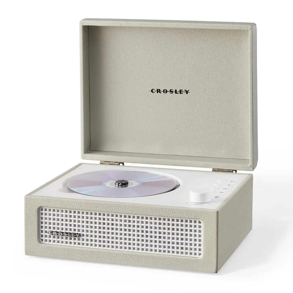 Crosley Voyager Portable Retro CD Player with Stereo Bluetooth Speakers, FM Radio - Dune - Image 3