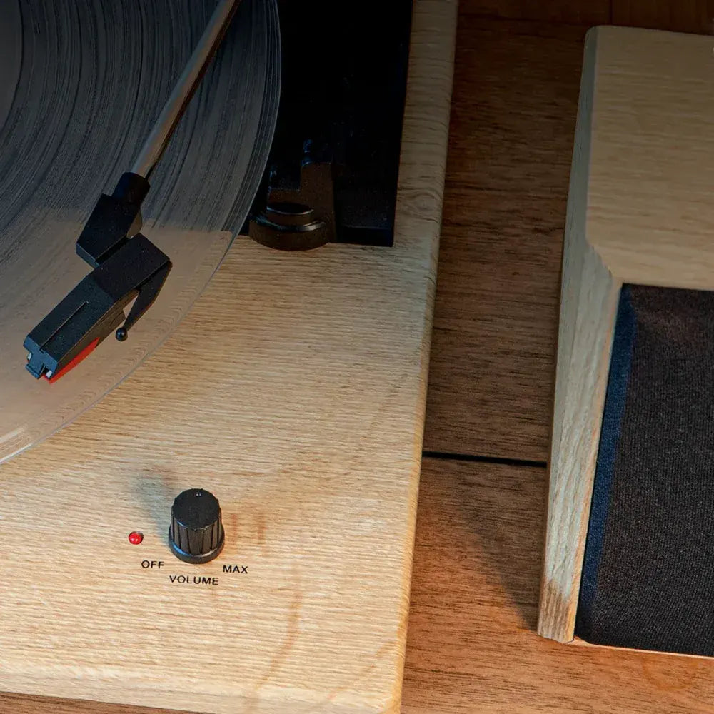 Crosley Brio Record Player Shelf System With Speakers - Natural - Image 4