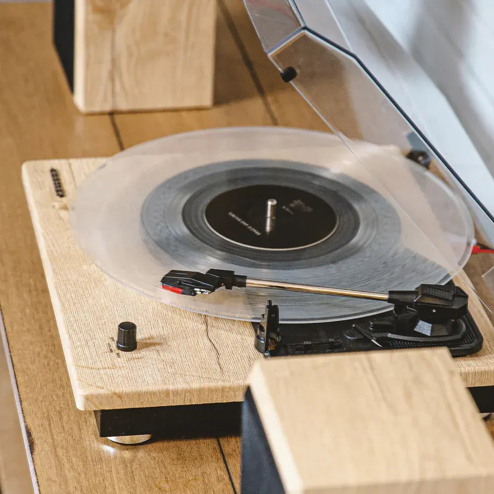 Crosley Brio Record Player Shelf System With Speakers - Natural - Image 5