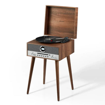 Crosley Nash 7-in-1 Vinyl Record Player - Walnut - Image 2