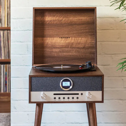 Crosley Nash 7-in-1 Vinyl Record Player - Walnut - Image 5