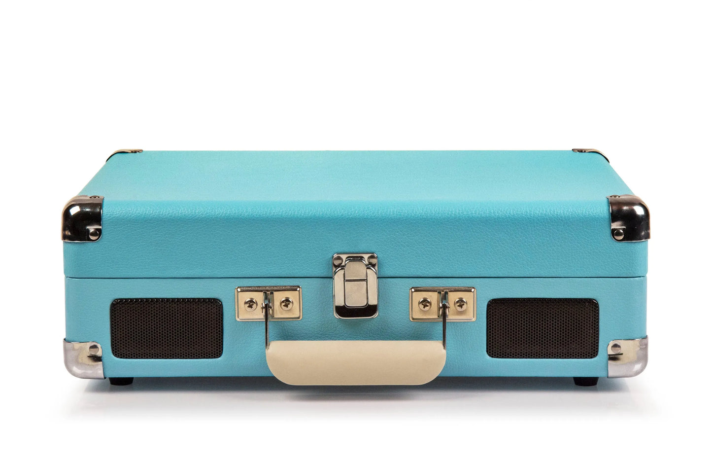 Crosley Cruiser Bluetooth Portable Turntable - Turquoise + Bundled Crosley Record Storage Crate - Image 4