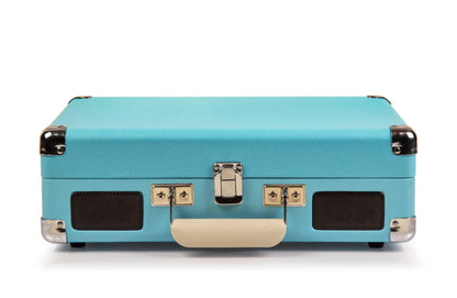 Crosley Cruiser Bluetooth Portable Turntable - Turquoise + Bundled Crosley Record Storage Crate - Image 4