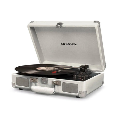 Crosley Cruiser Bluetooth Portable Turntable - White Sands + Bundled Crosley Record Storage Crate - Image 3
