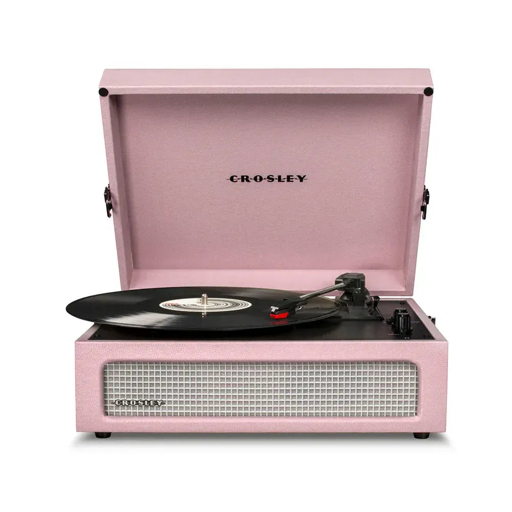 Crosley Voyager Bluetooth Portable Turntable + Crosley Asheville Stand Bundle - Amethyst - Image 5