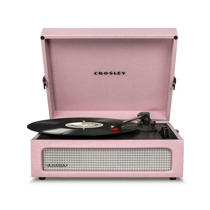 Crosley Voyager Bluetooth Portable Turntable + Crosley Asheville Stand Bundle - Amethyst - Image 5
