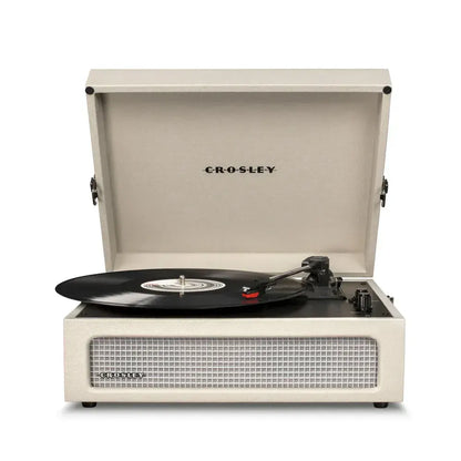 Crosley Voyager Bluetooth Portable Turntable + Crosley Asheville Stand Bundle - Dune - Image 5