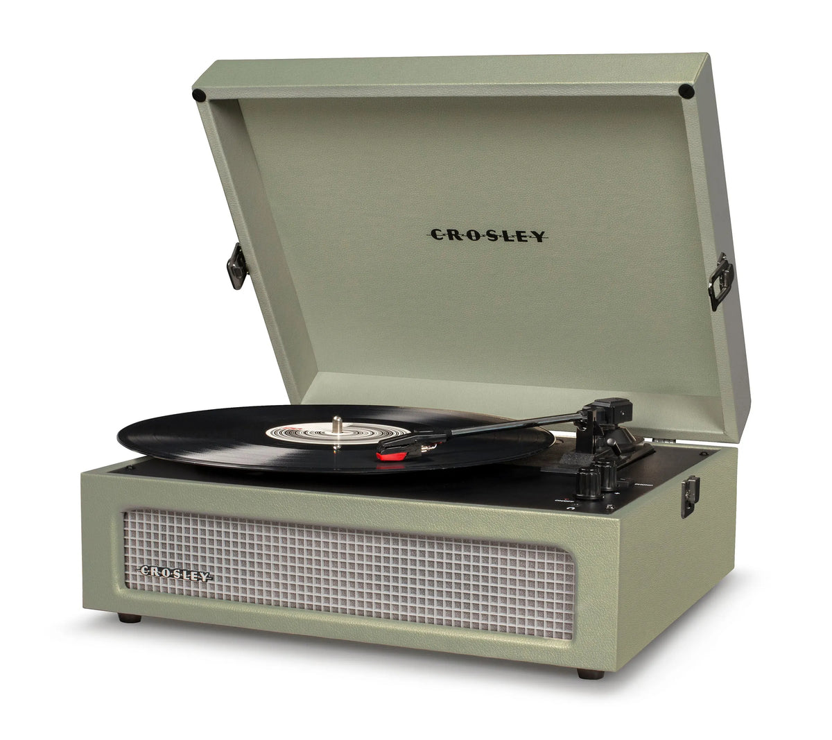 Crosley Voyager Sage - Bluetooth Portable Turntable  & Record Storage Crate - Image 2