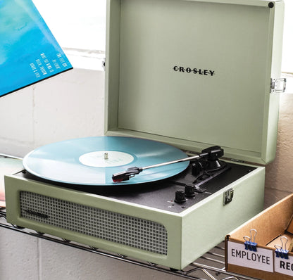 Crosley Voyager Sage - Bluetooth Portable Turntable  & Record Storage Crate - Image 5