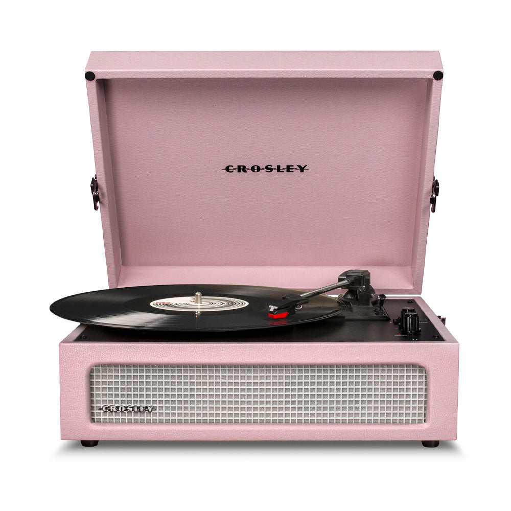 Crosley Voyager Bluetooth Portable Turntable - Amethyst + Gadhouse Vinyl Rack Bundle - Black - Image 3