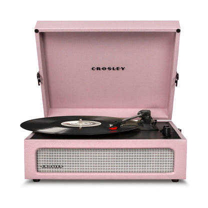 Crosley Voyager Bluetooth Portable Turntable - Amethyst + Gadhouse Vinyl Rack Bundle - Black - Image 3