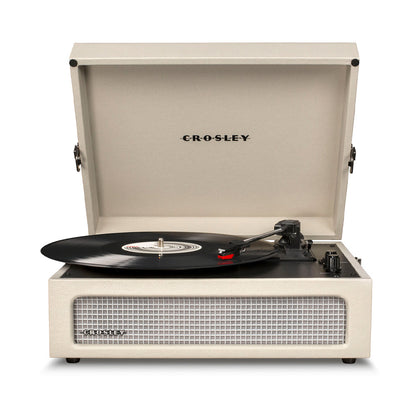 Crosley Voyager Bluetooth Portable Turntable - Dune + Gadhouse Vinyl Rack Bundle - Black - Image 3