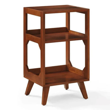 Crosley Asheville Small Record Player Stand -  Walnut - Image 4