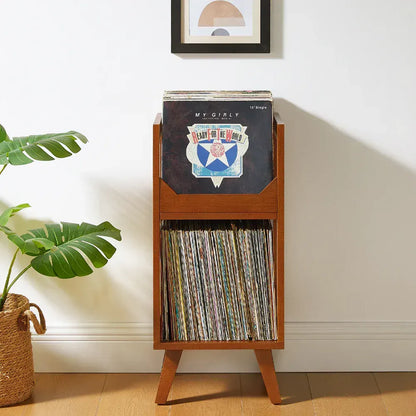 Crosley Asheville Small Record Player Stand -  Walnut - Image 6