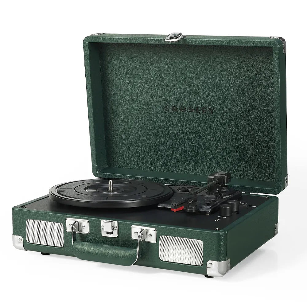 Crosley Cruiser Bluetooth Portable Turntable - Emerald Green - Image 4