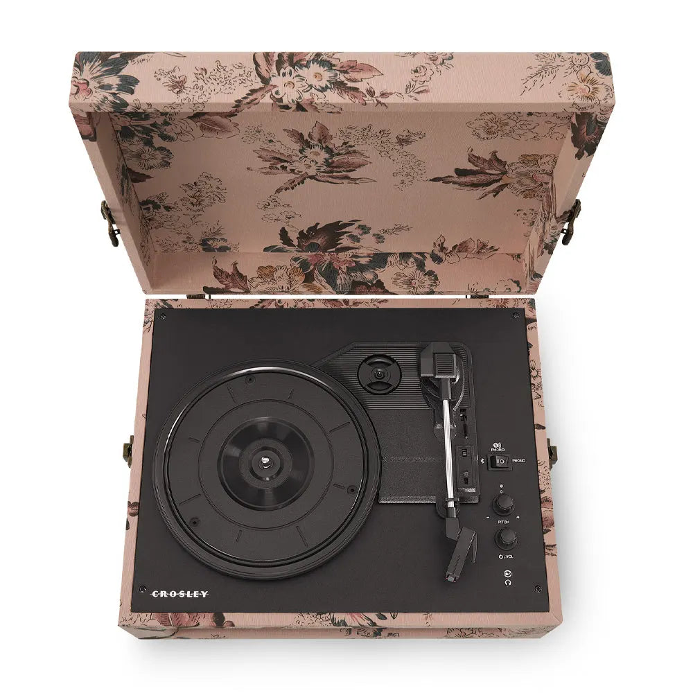 Crosley Voyager Bluetooth Portable Turntable - Floral - Image 6