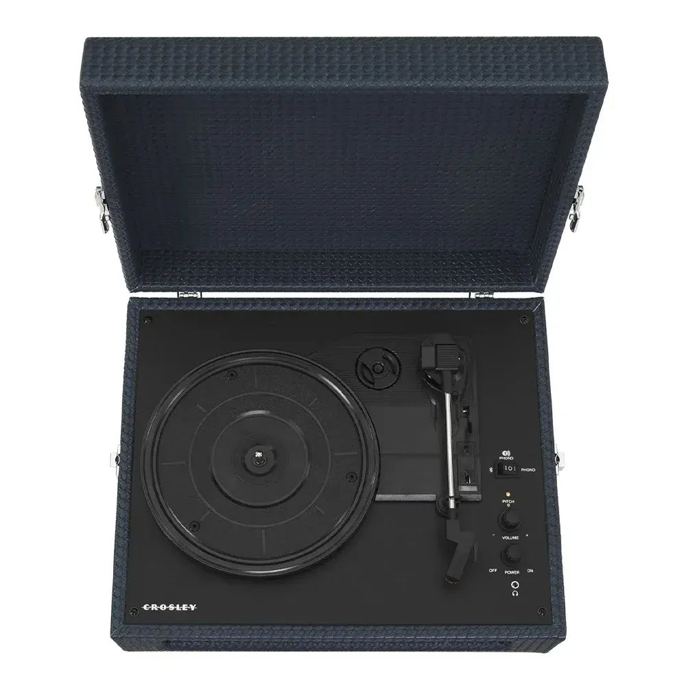 Crosley Voyager Bluetooth Portable Turntable - Navy - Image 3