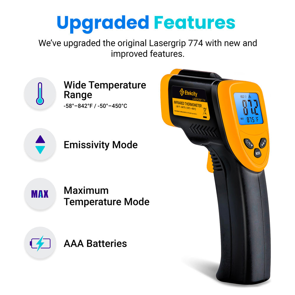 Etekcity Infrared Thermometer 774 - Image 2