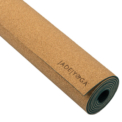 Jade Yoga Cork Yoga Mat - Image 3