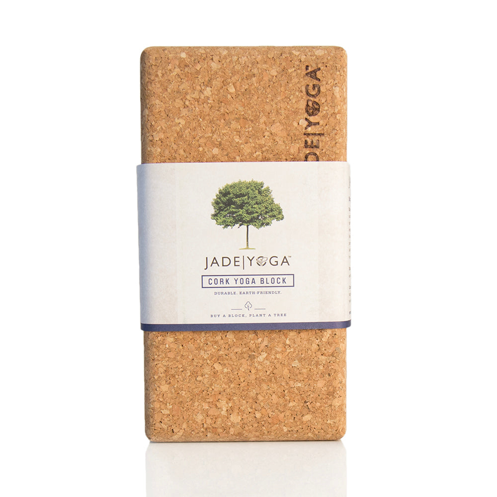 Jade Yoga Cork Yoga Block - Small - Image 2