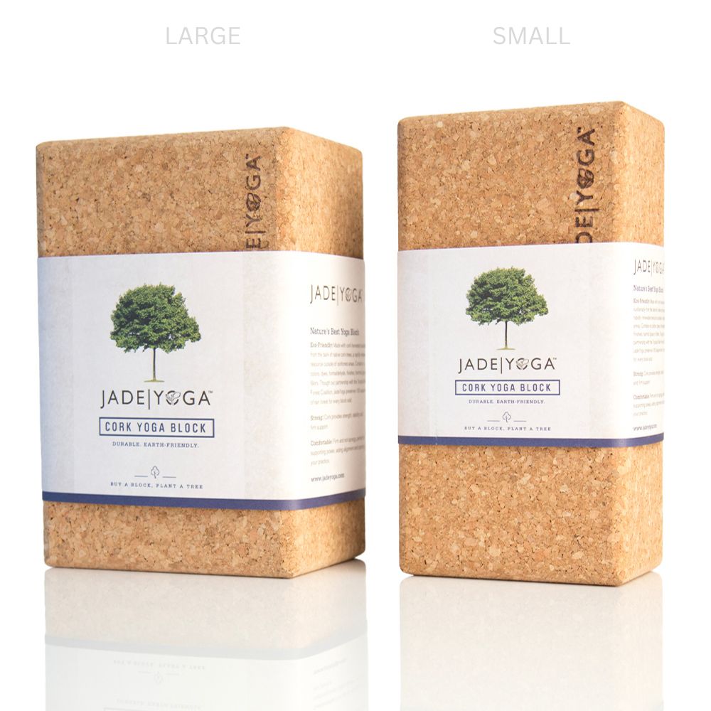 Jade Yoga Cork Yoga Block - Small - Image 7