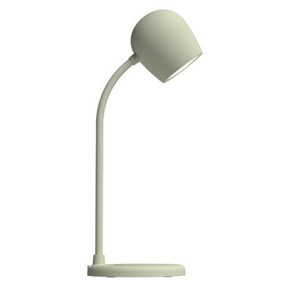 Kreafunk Ellie Lamp W/ Qi Charger And Bluetooth Speaker - Dusty Olive - Image 4