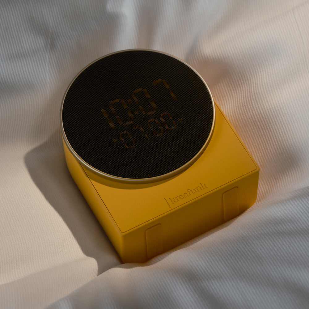 Kreafunk Ivy Alarm Clock W/ Bluetooth Speaker - Mango Burst - Image 3