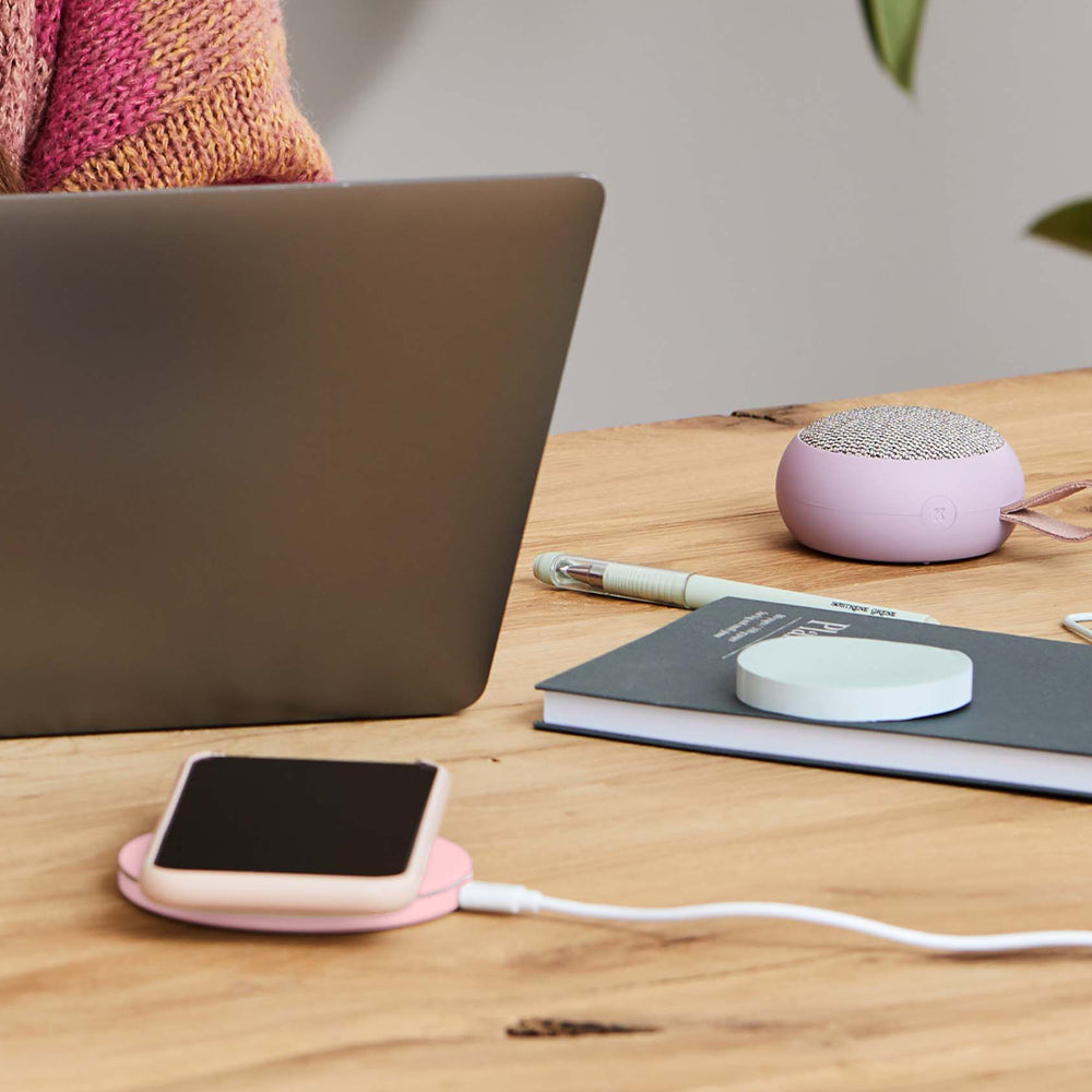 Kreafunk Wicharge 2 Wireless Qi Charger 15W - Dusty Rose - Image 3