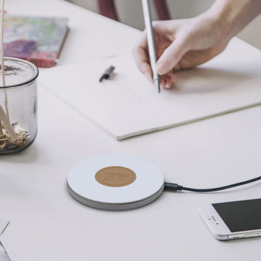 Kreafunk Wicharge 2 Wireless Qi Charger 15W - Moon Grey - Image 2