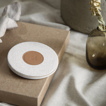 Kreafunk Wicharge 2 Wireless Qi Charger 15W - Wheat - Image 2