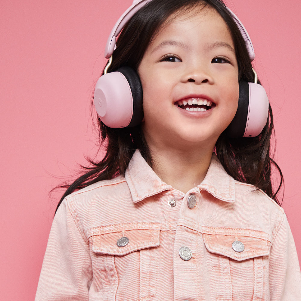 Kreafunk Kids Buzz Junior Bluetooth Headphones - Dusty Rose - Image 2