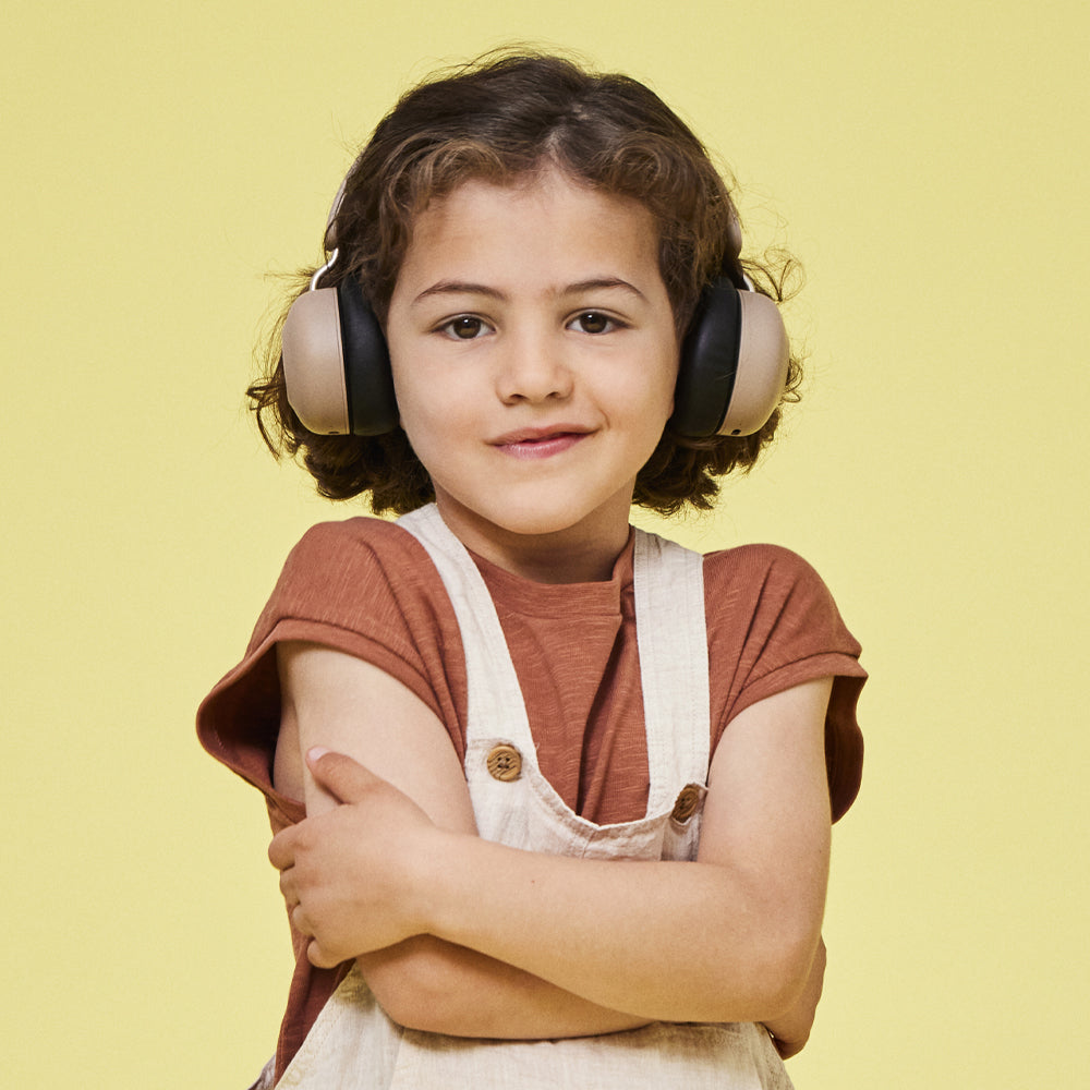 Kreafunk Kids Buzz Junior Bluetooth Headphones - Ivory Sand - Image 2