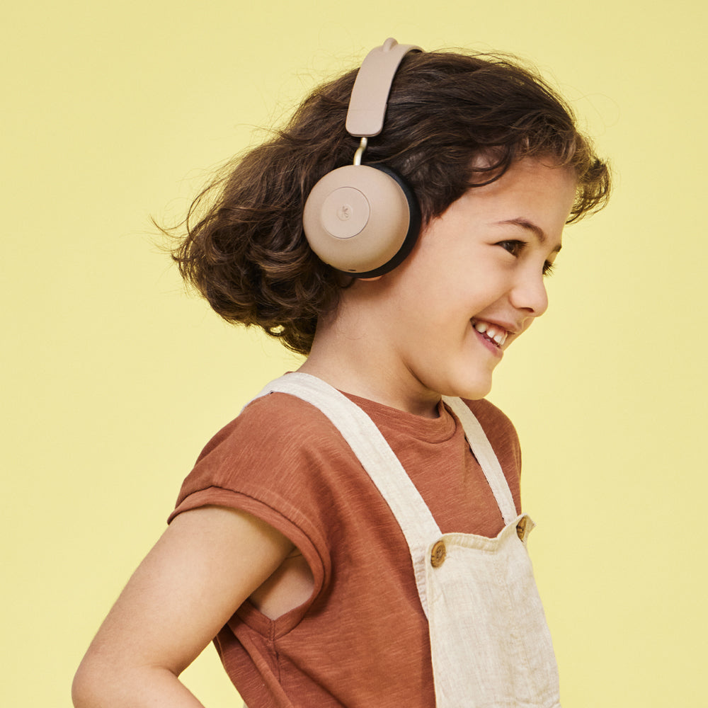 Kreafunk Kids Buzz Junior Bluetooth Headphones - Ivory Sand - Image 3