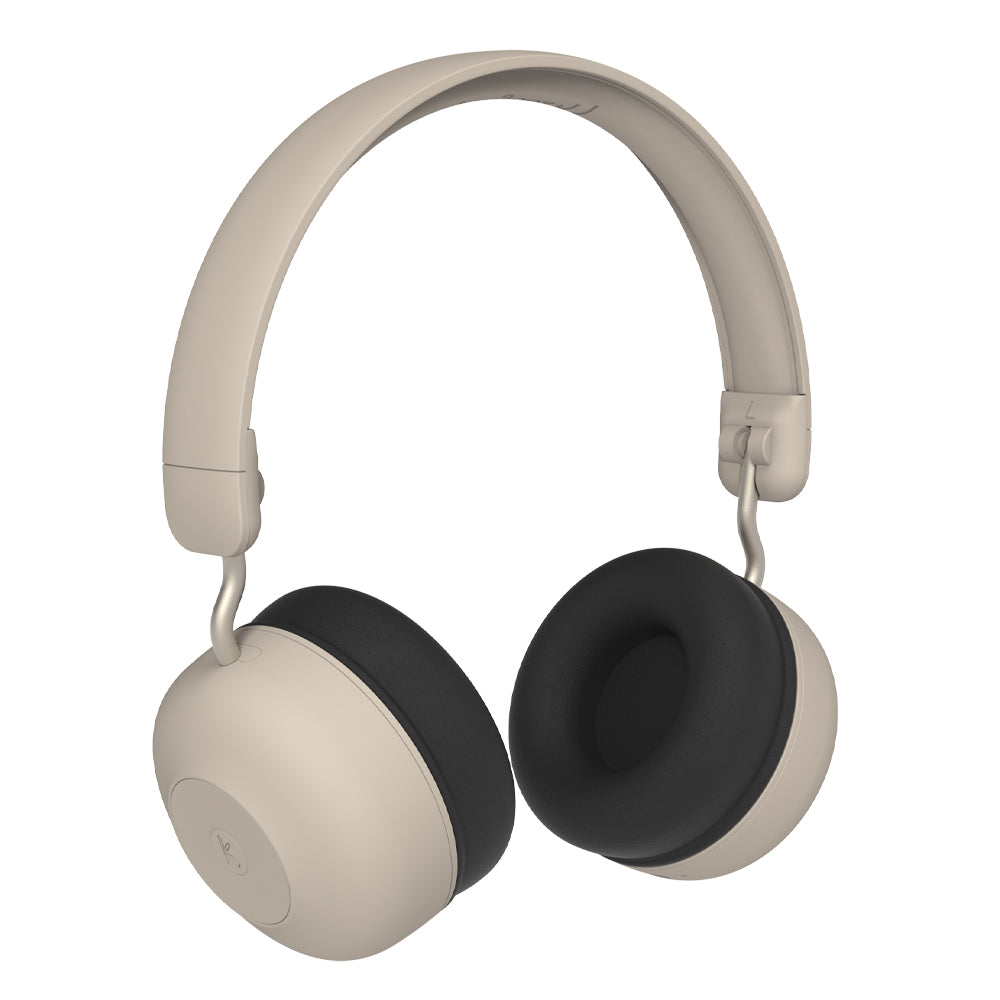 Kreafunk Kids Buzz Bluetooth Headphones W/ Anc - Ivory Sand - Image 4