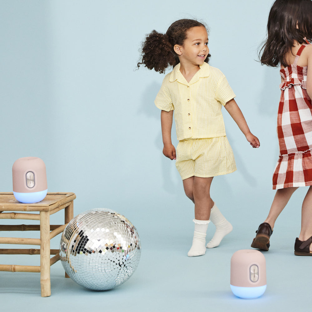 Kreafunk Kids Glowie Bluetooth Speaker W/ Light - Dusty Rose - Image 2