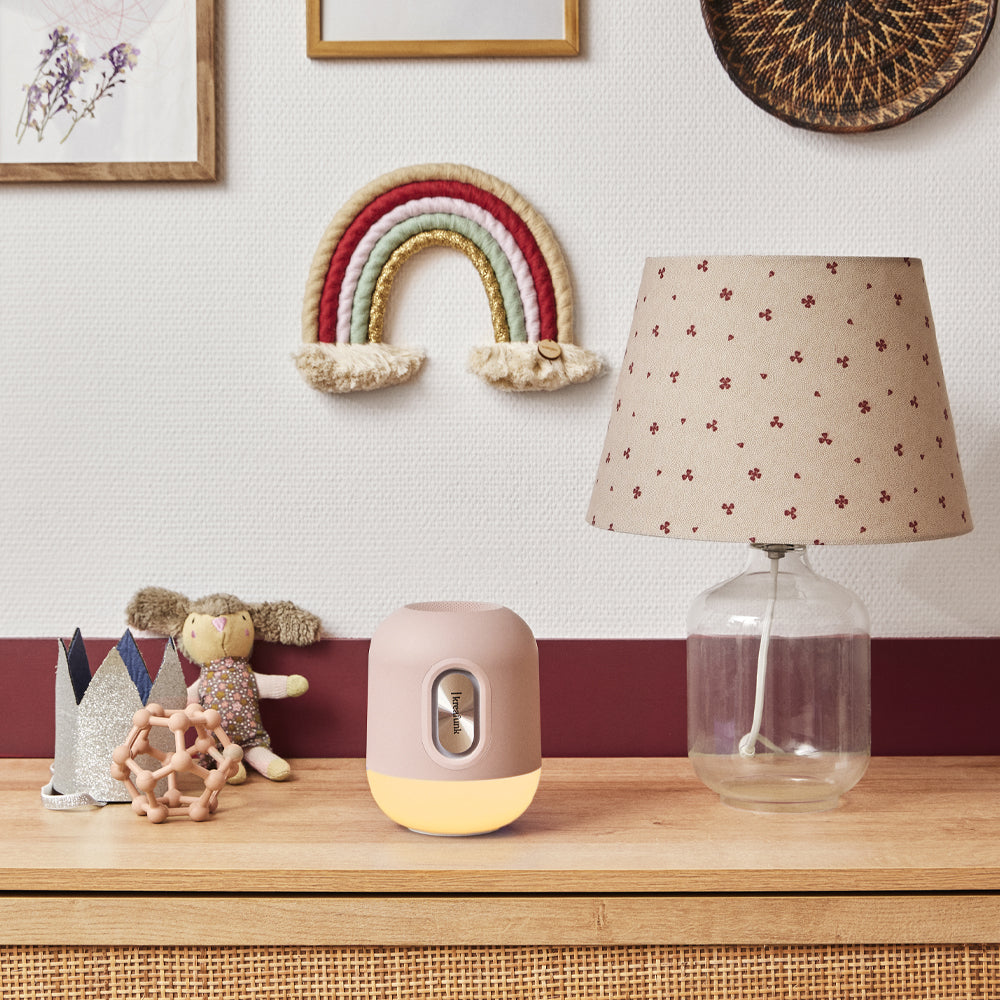 Kreafunk Kids Glowie Bluetooth Speaker W/ Light - Dusty Rose - Image 3