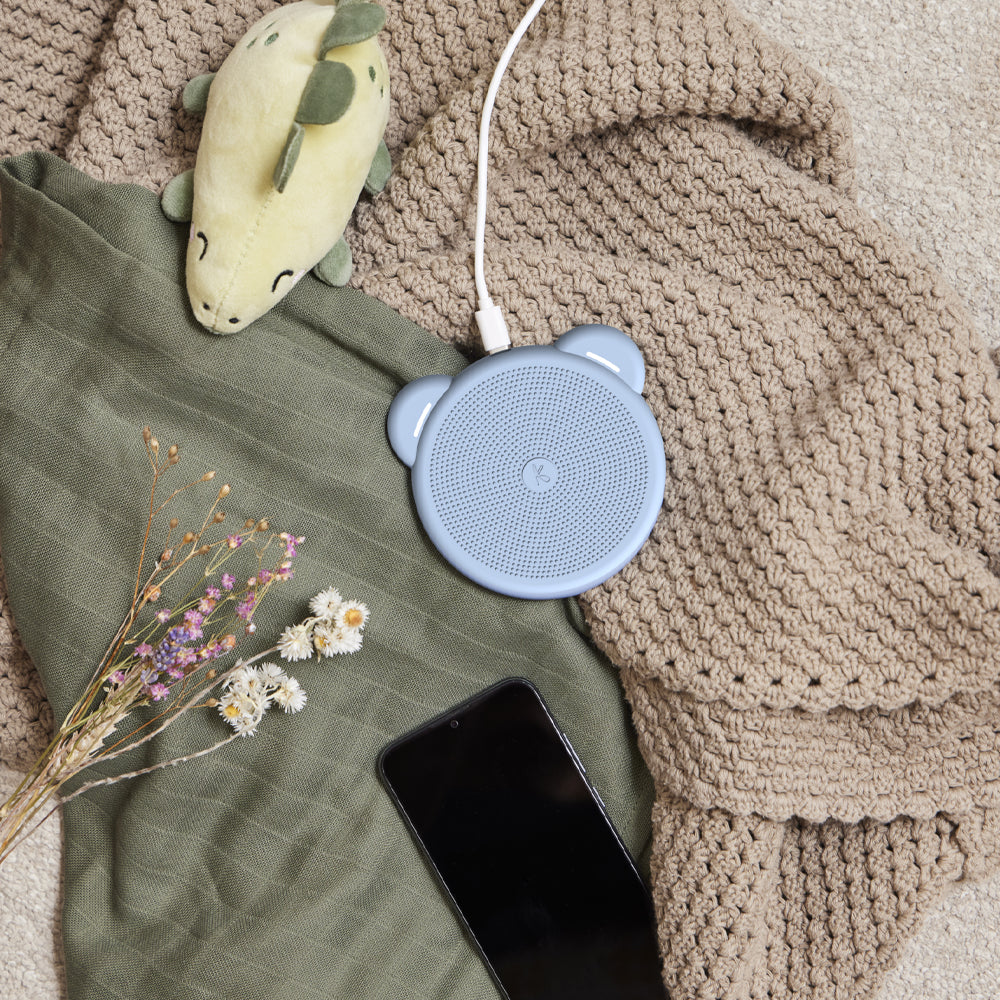 Kreafunk Kids Paddy Wireless Qi Charger 15W - Cloudy Blue - Image 2