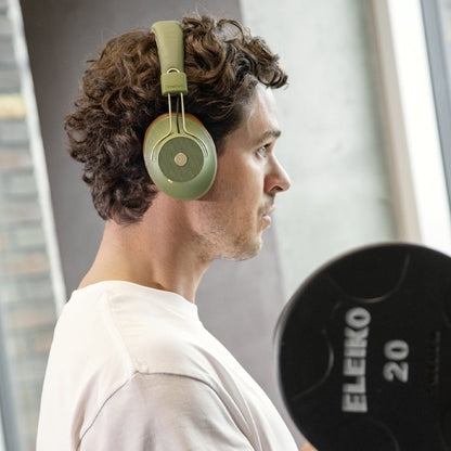 Kreafunk Abeat Qi Bluetooth Headphones W/ Anc - Urban Green - Image 2