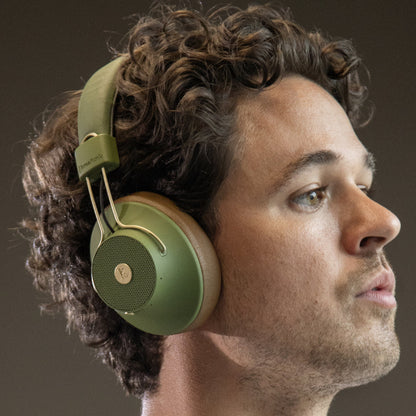 Kreafunk Abeat Qi Bluetooth Headphones W/ Anc - Urban Green - Image 3